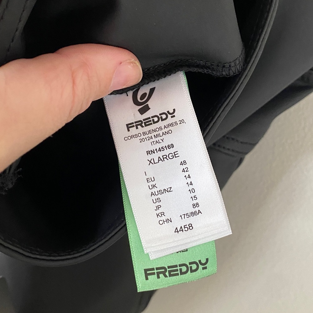 Freddy WRUP NWT High Waisted Straight Flare Trousers Black XL - Picture 9 of 9